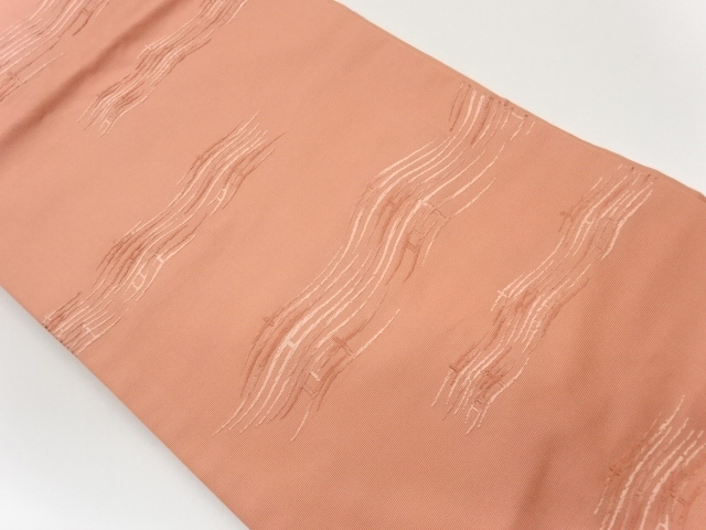 JAPANESE NAGOYA OBI / WOVEN ABSTRACT WAVE